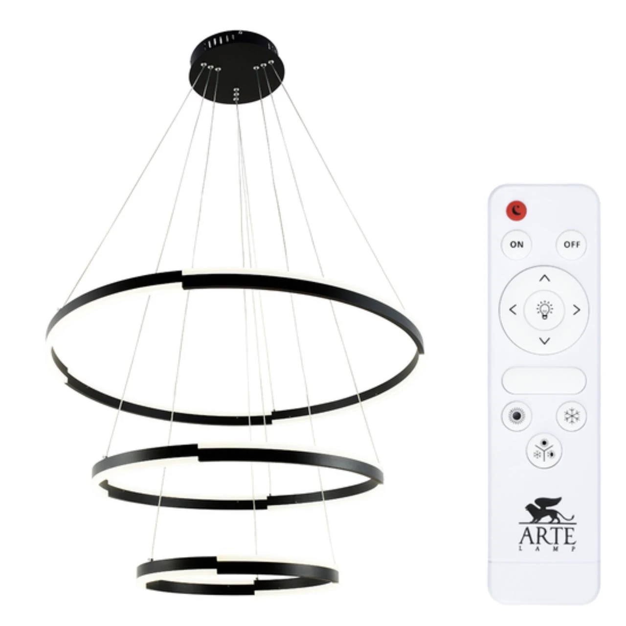 Каскадная люстра ARTE Lamp ALFIE A2180SP-60BK