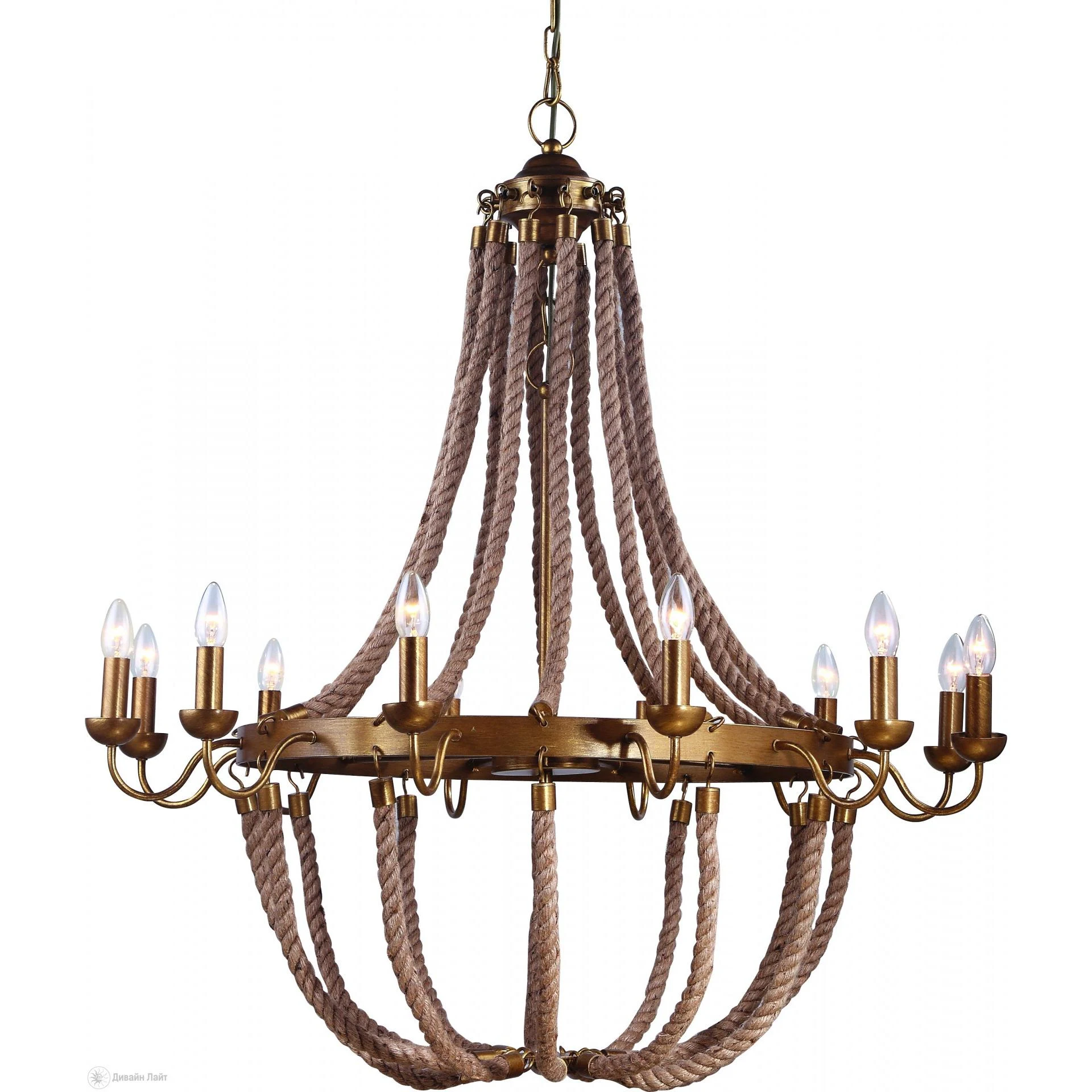 Подвесная люстра ARTE Lamp AMACA A8957LM-12BZ