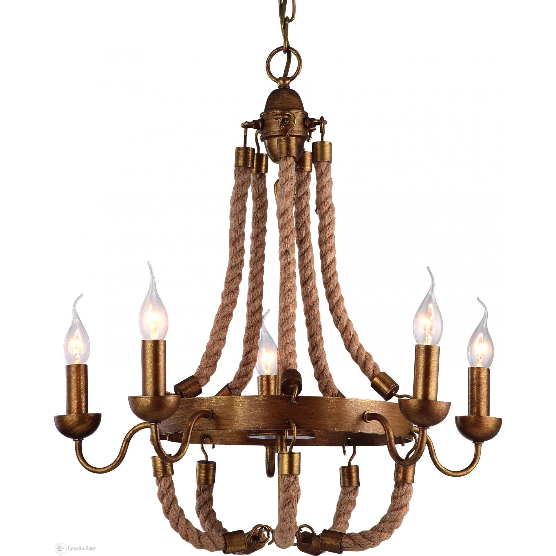 Подвесная люстра ARTE Lamp AMACA A8957LM-5BZ