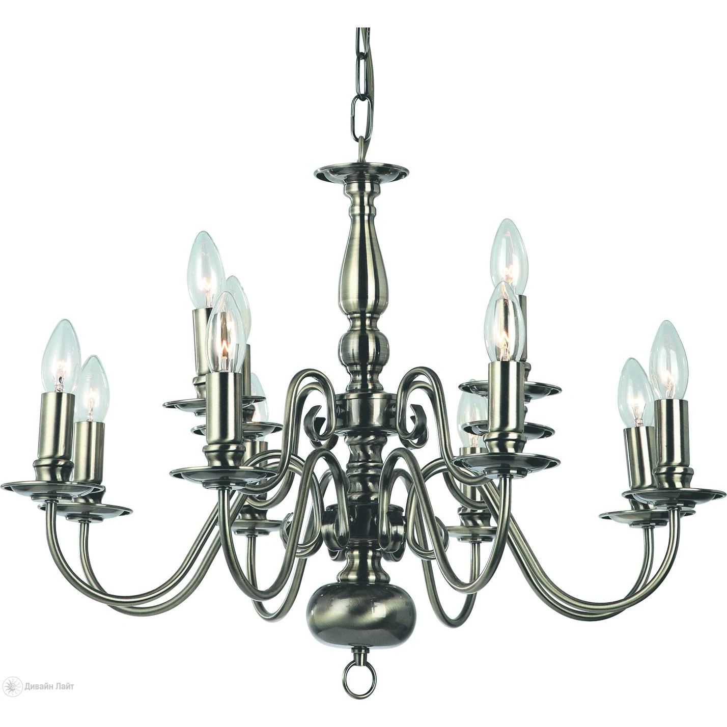 Подвесная люстра ARTE Lamp ANTWERP A1029LM-8-4AB