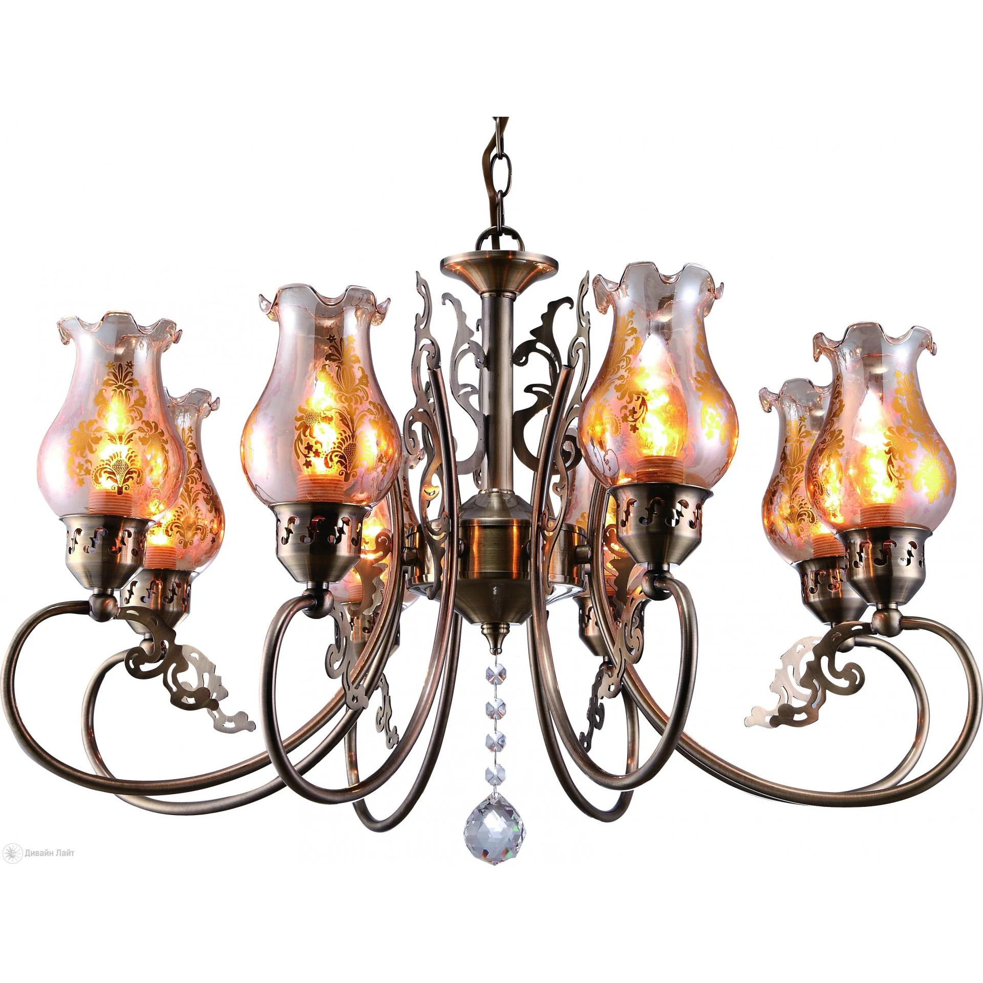 Подвесная люстра ARTE Lamp BALLERINA A9561LM-8AB