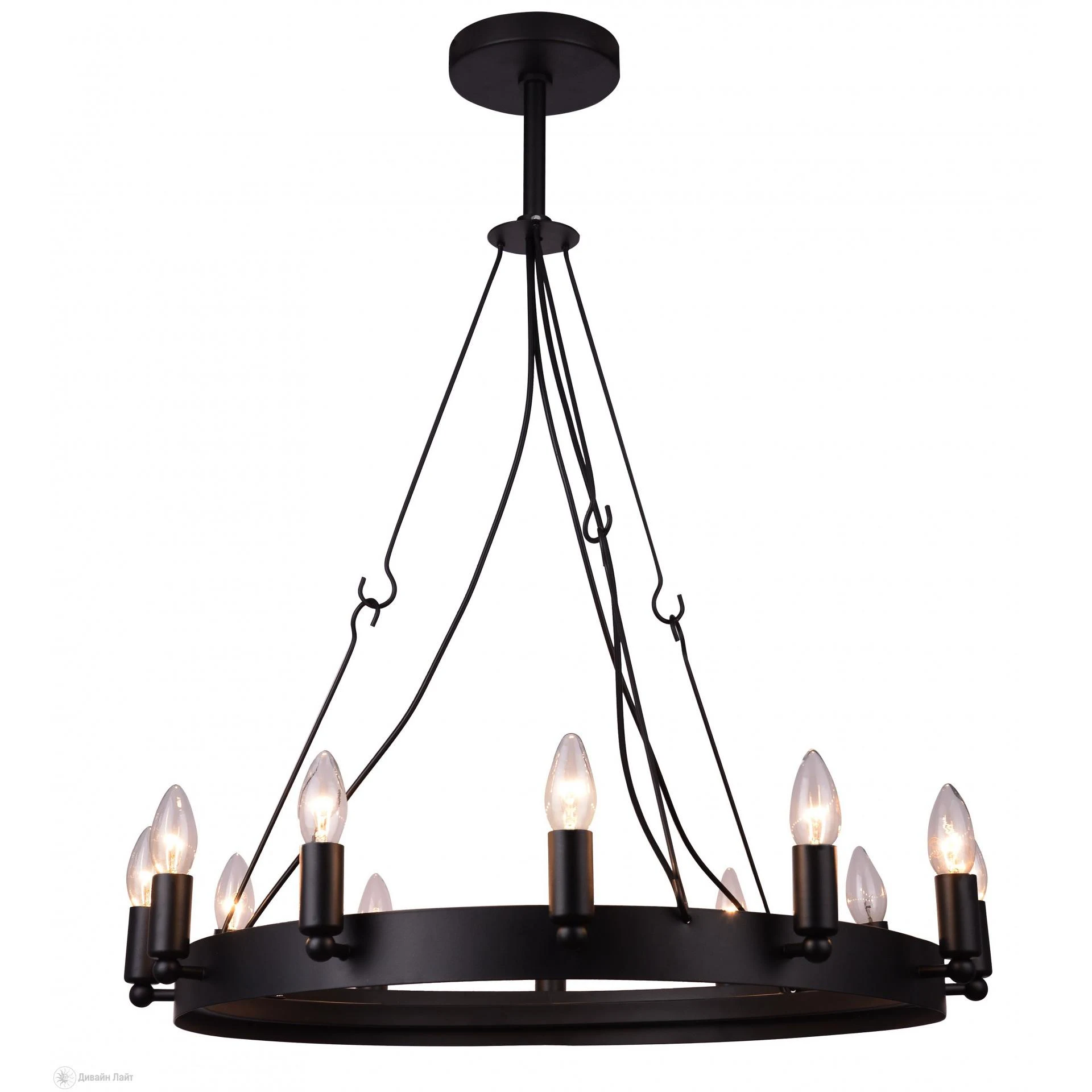 Подвесная люстра ARTE Lamp BASTAGLIA A8811SP-12BK