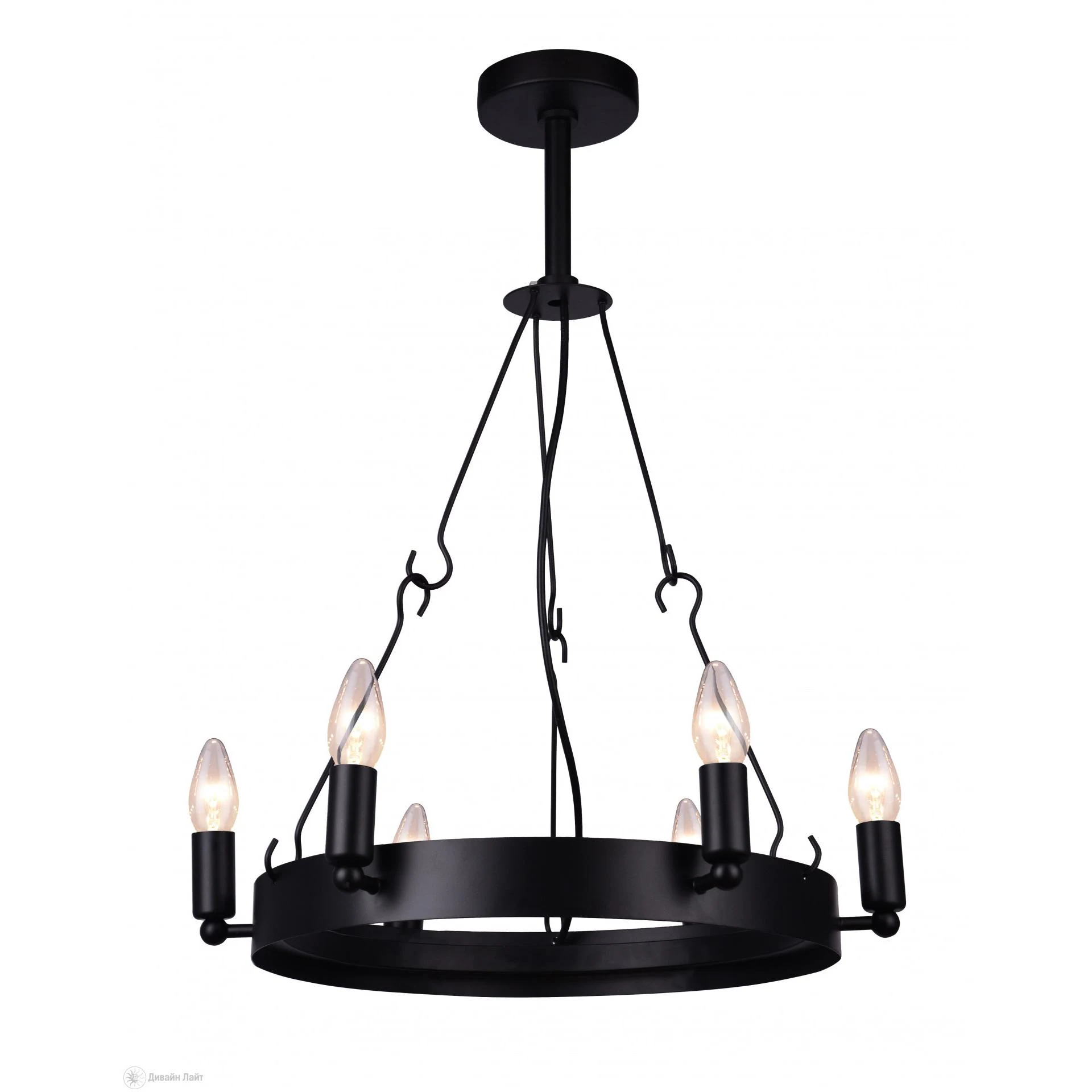 Подвесная люстра ARTE Lamp BASTAGLIA A8811SP-6BK