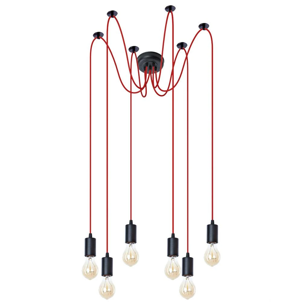 Подвесная люстра ARTE Lamp BENDER A4322SP-6RD