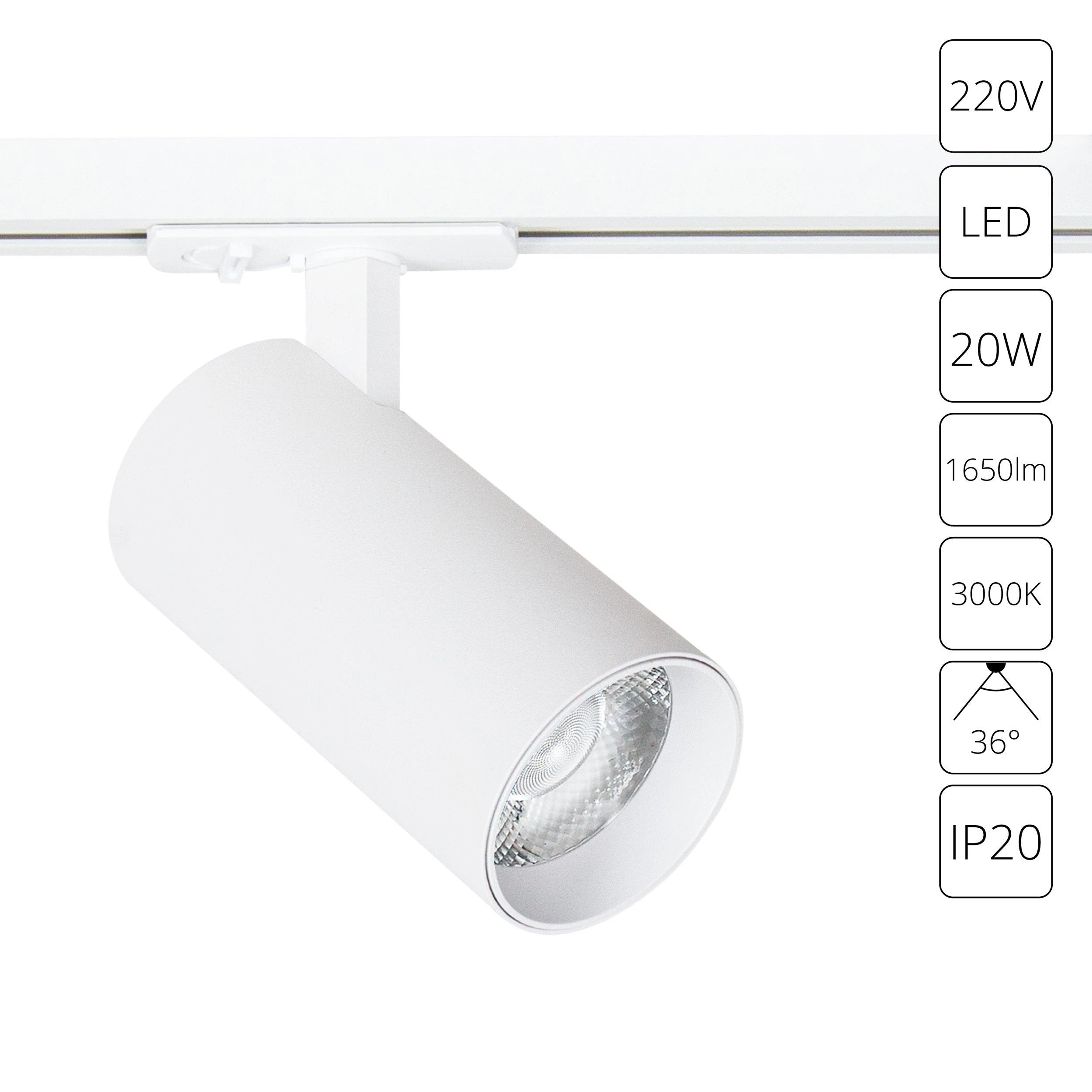 Светильник на шине ARTE Lamp Bene A1937PL-1WH