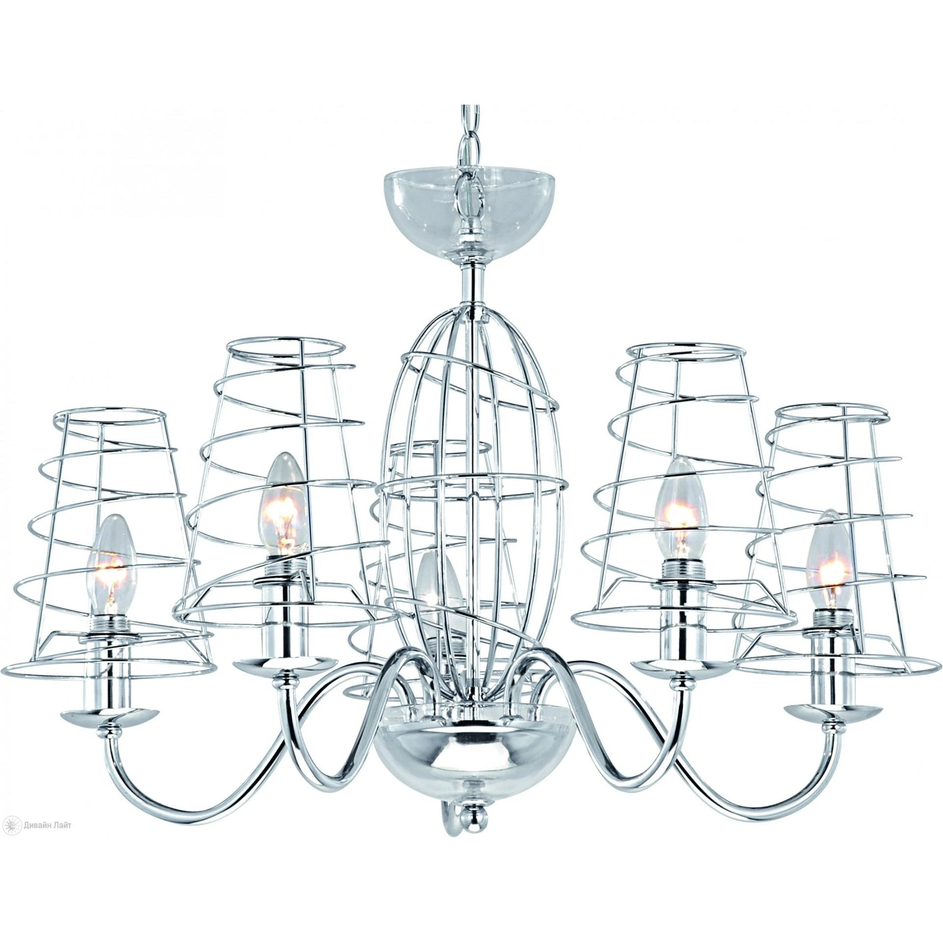 Подвесная люстра ARTE Lamp Cage A4320LM-5CC