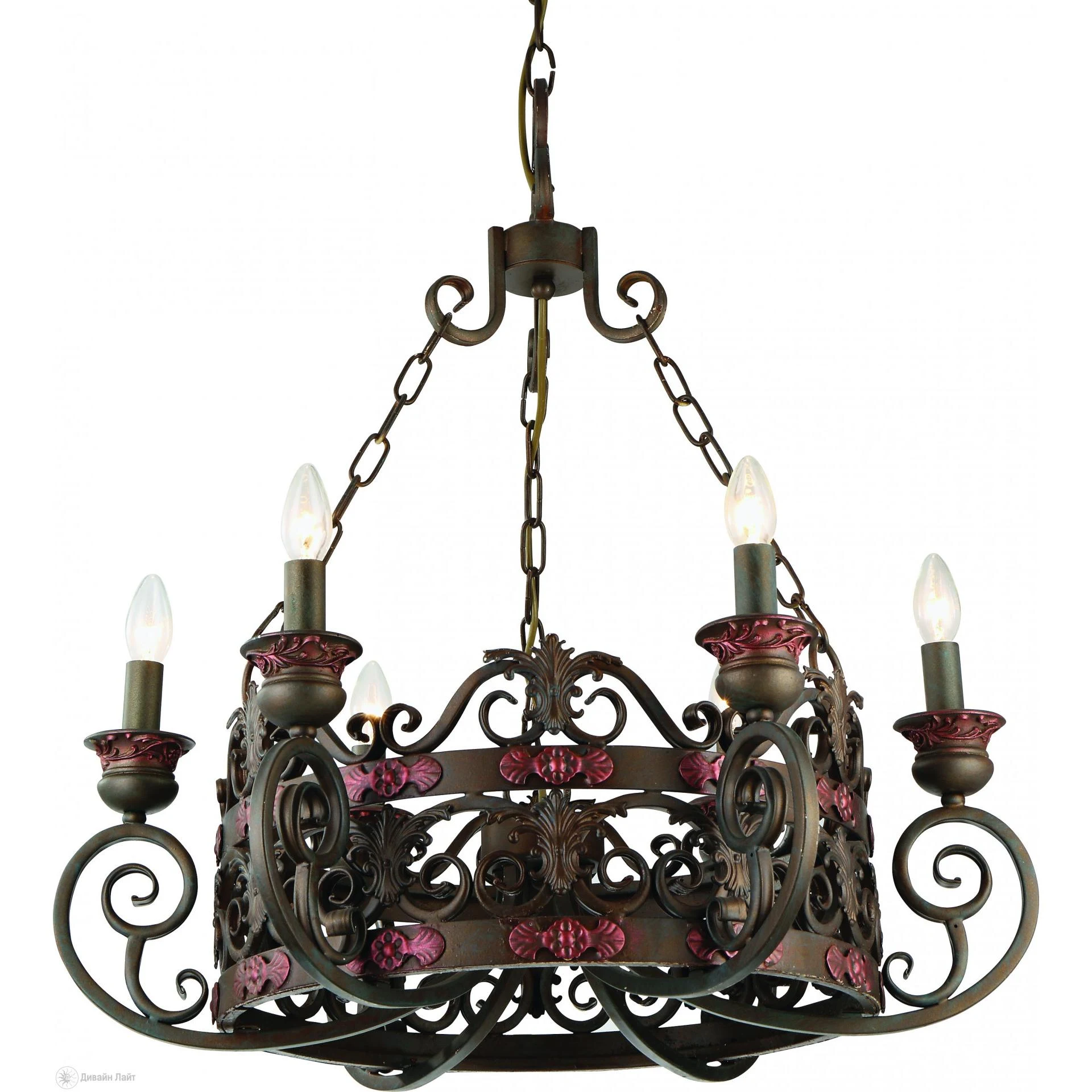 Подвесная люстра ARTE Lamp Capitello A8852LM-6BR