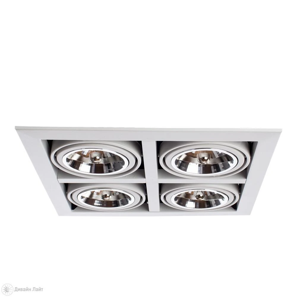 Встраиваемый светильник ARTE Lamp Cardani A5935PL-4WH