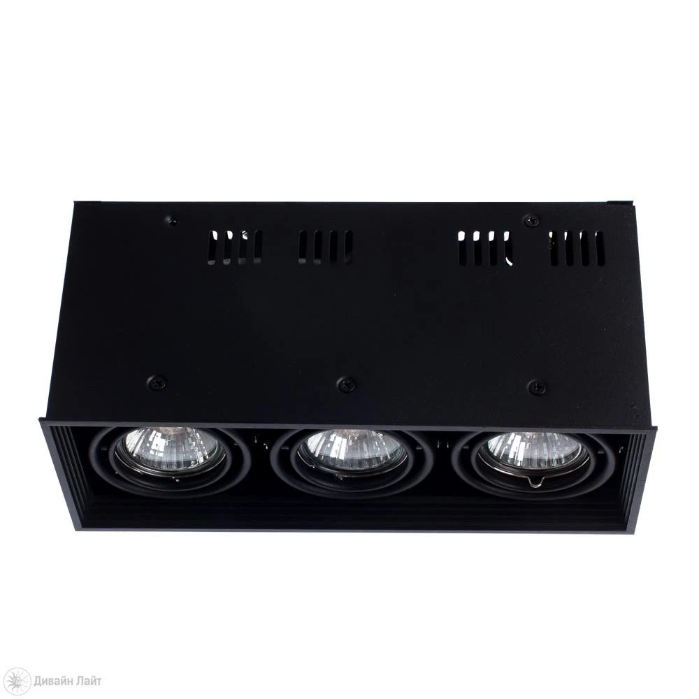 Встраиваемый светильник ARTE Lamp Cardani A5942PL-3BK