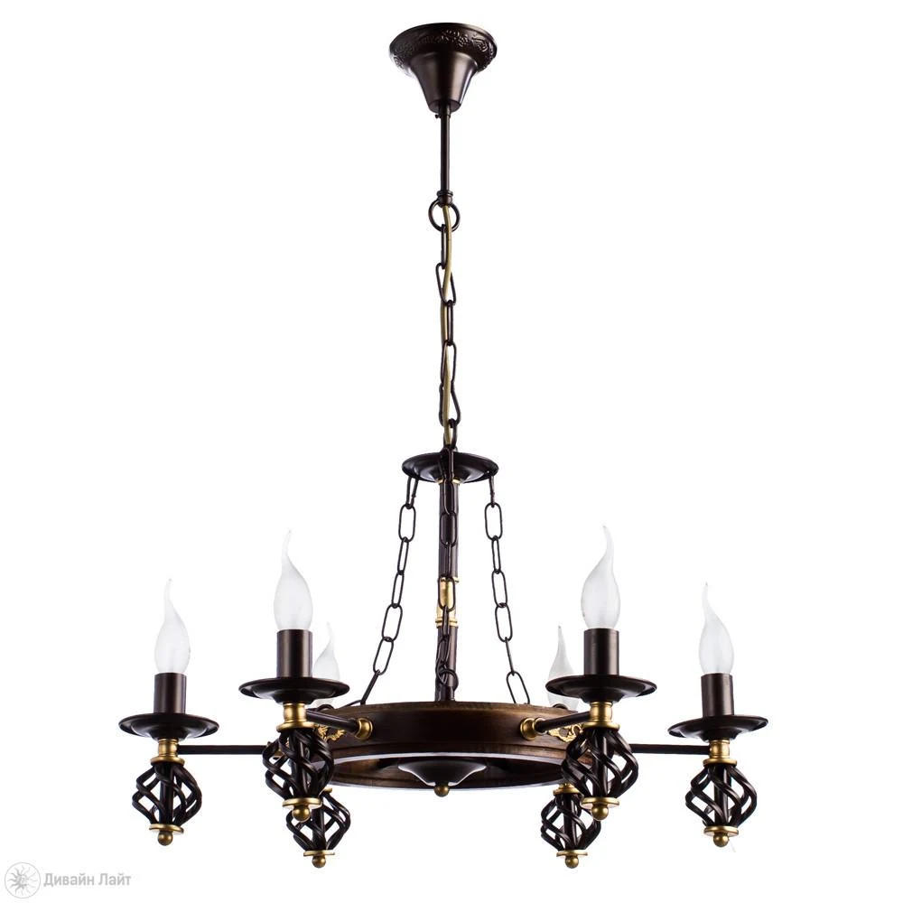 Подвесная люстра ARTE Lamp Cartwheel A4550LM-6CK