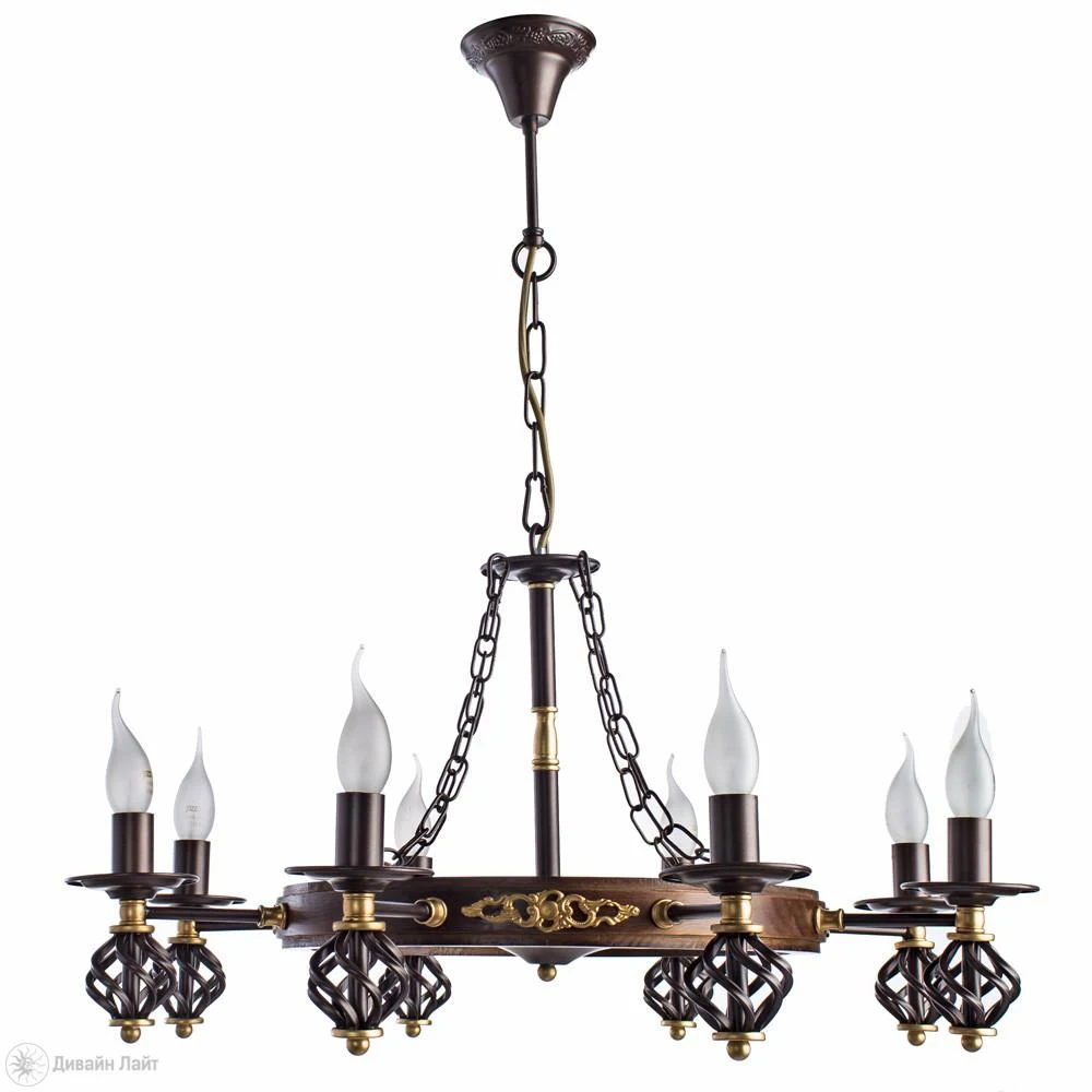 Подвесная люстра ARTE Lamp Cartwheel A4550LM-8CK