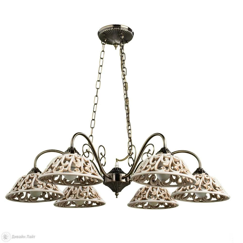 Подвесная люстра ARTE Lamp Carved A5387LM-6AB