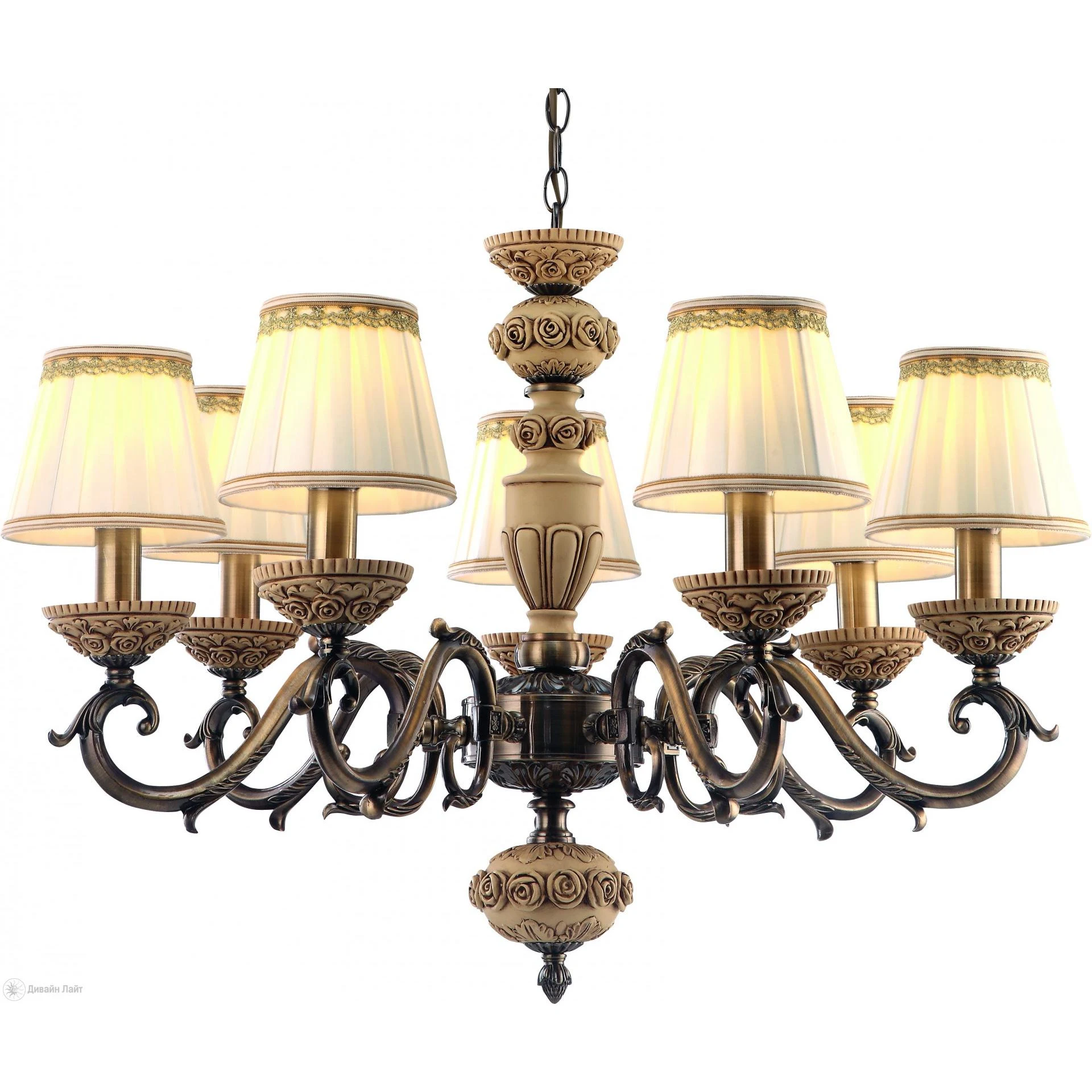 Подвесная люстра ARTE Lamp Cherish A9575LM-7AB