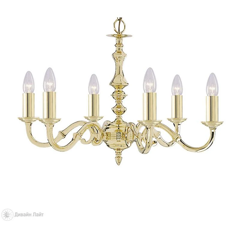 Подвесная люстра ARTE Lamp CHESTERFIELD A2171LM-6PB