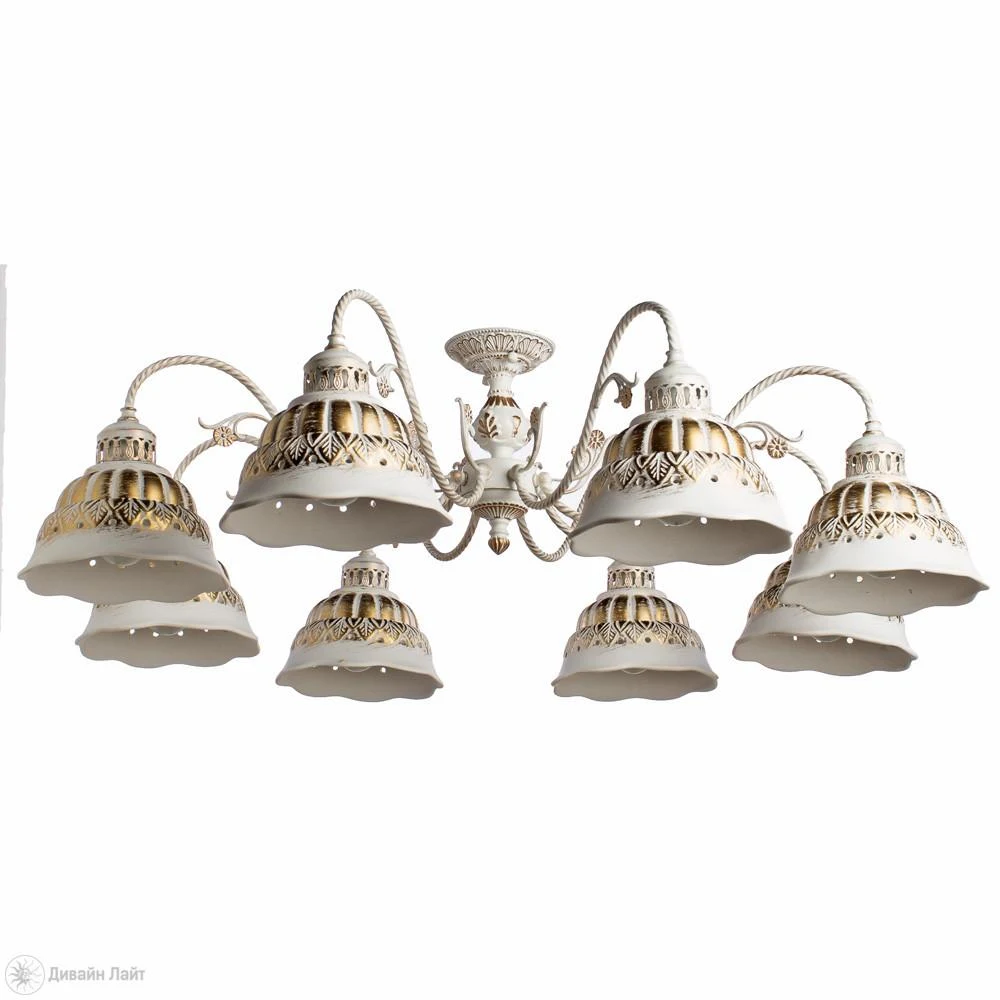 Накладная люстра ARTE Lamp CHIESA A2814PL-8WG