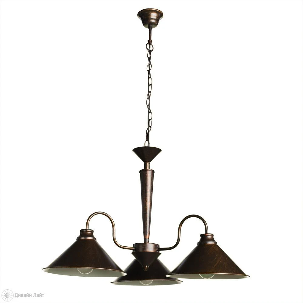 Подвесная люстра ARTE Lamp CONE A9330LM-3BR