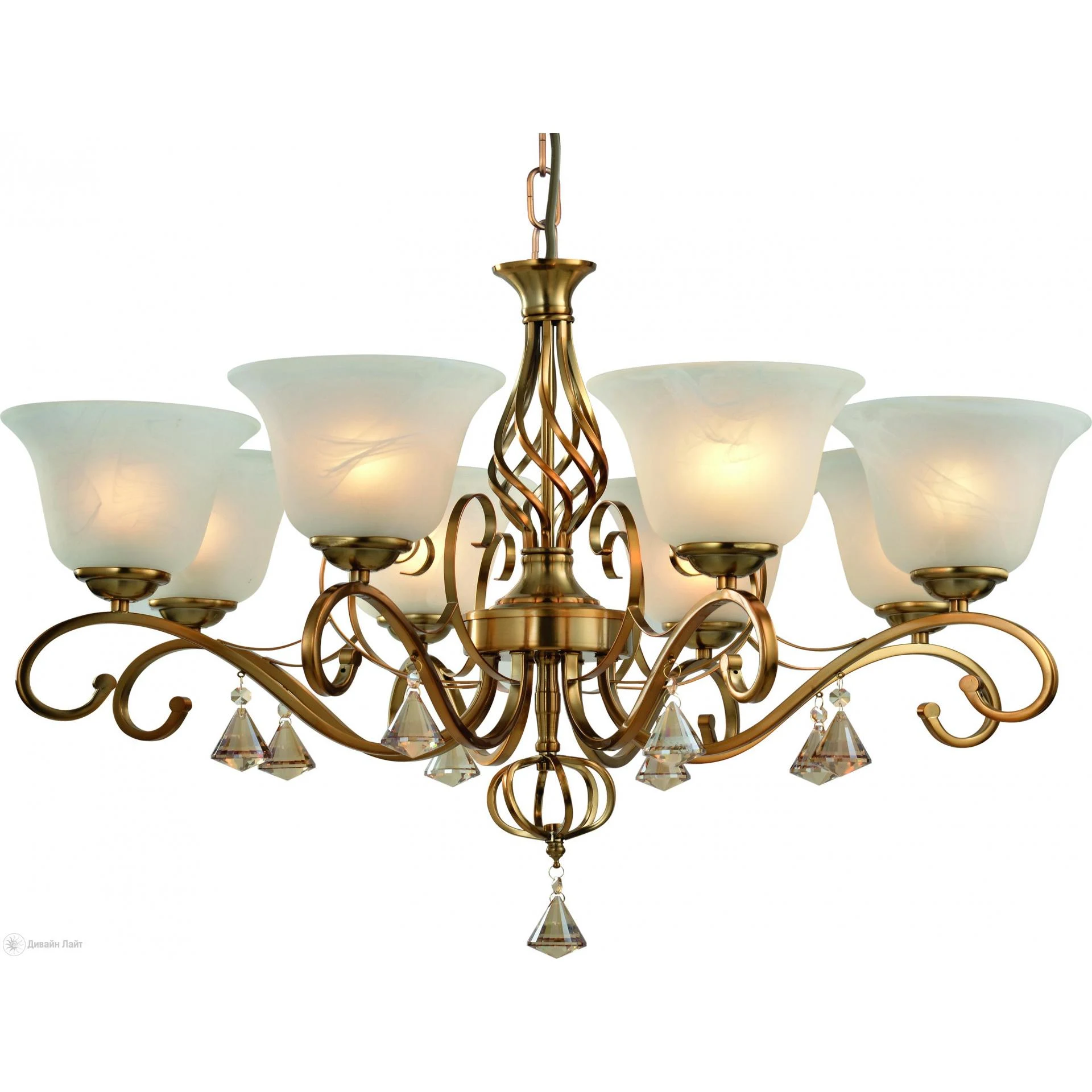 Подвесная люстра ARTE Lamp CONO A8391LM-8PB