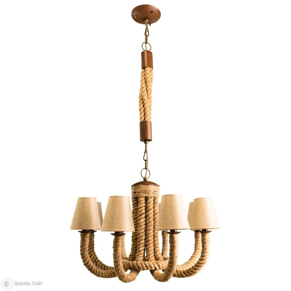 Подвесная люстра ARTE Lamp CORDA A8958LM-8BR