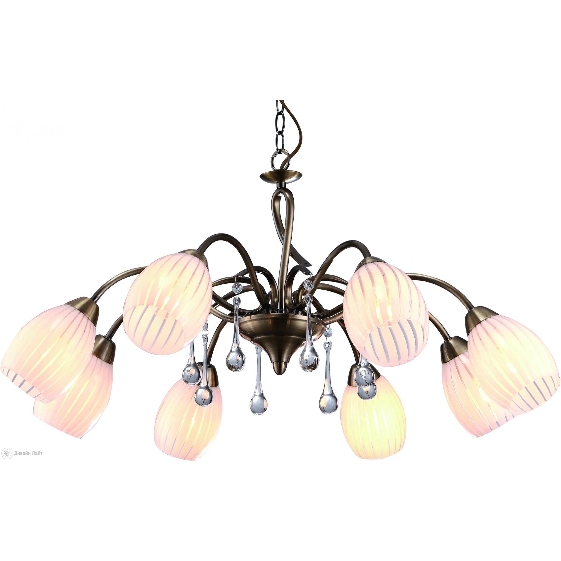 Подвесная люстра ARTE Lamp CORNIOLO A9534LM-8AB