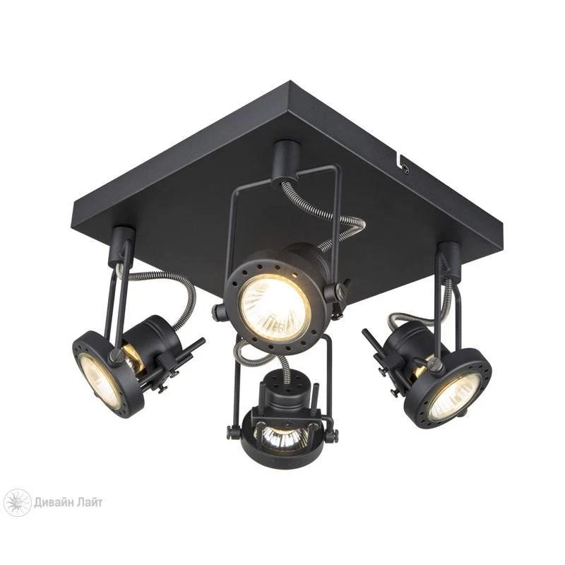 Спот ARTE Lamp Costruttore A4300PL-4BK