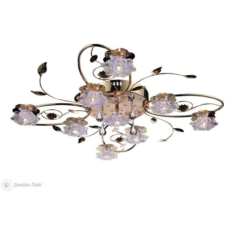 Накладная люстра ARTE Lamp ELISA A3106PL-8-1GO