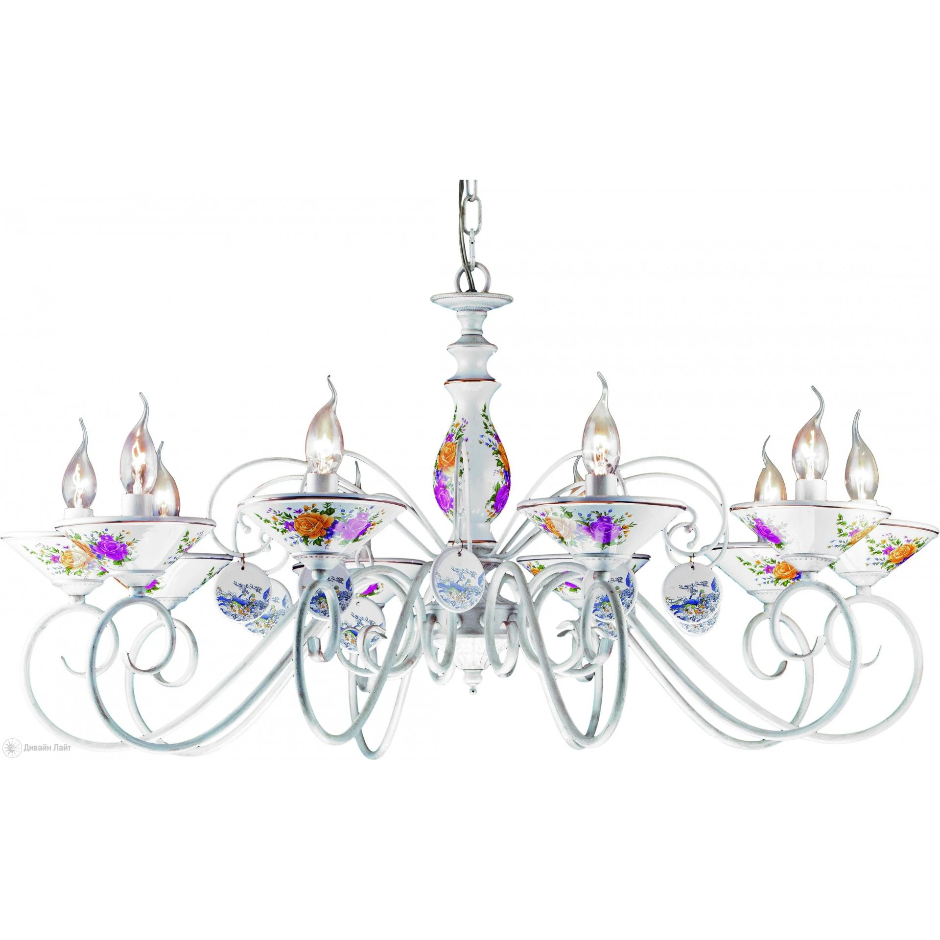 Подвесная люстра ARTE Lamp FIORATO A2061LM-10WG