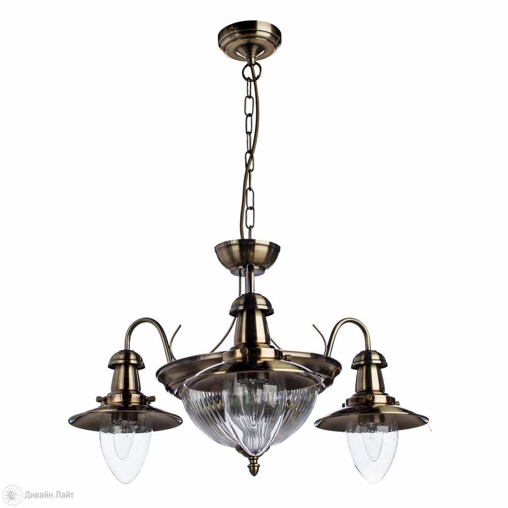 Подвесная люстра ARTE Lamp FISHERMAN A5518LM-2-3AB
