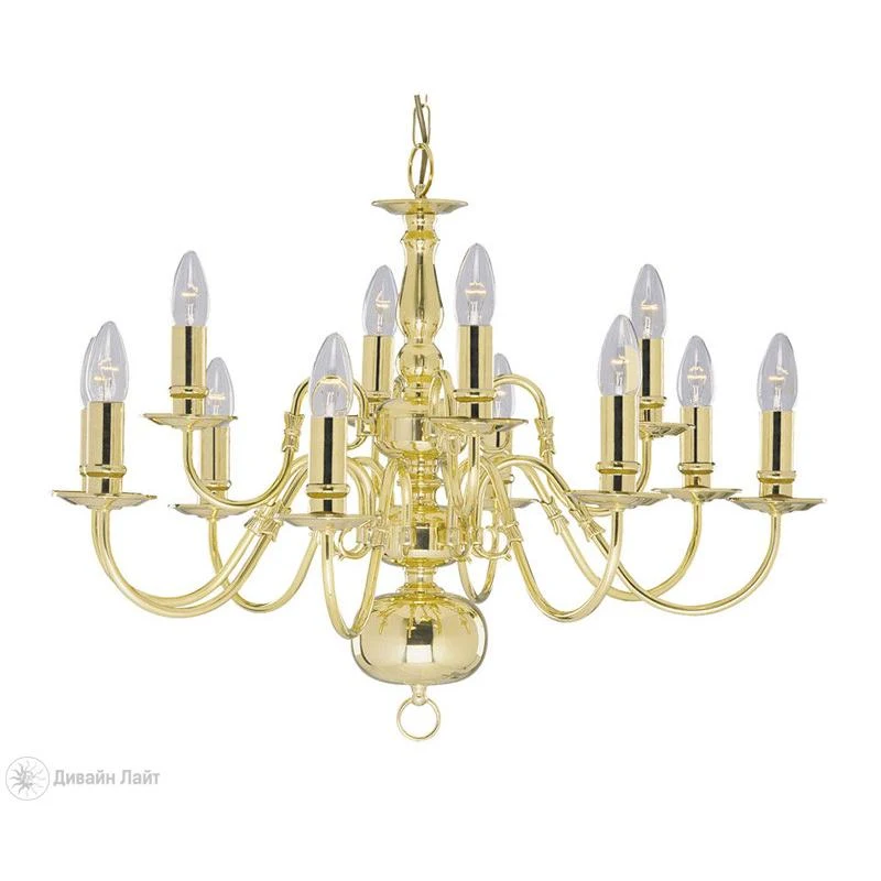 Подвесная люстра ARTE Lamp FLEMISH A1019LM-12PB