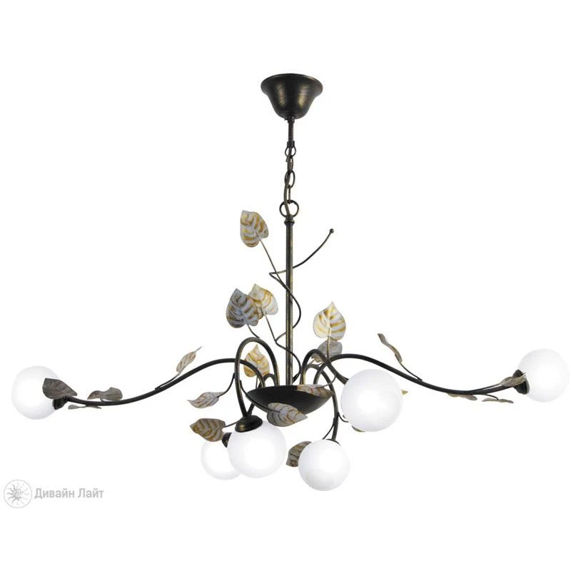 Подвесная люстра ARTE Lamp FLORA A3539LM-6BG