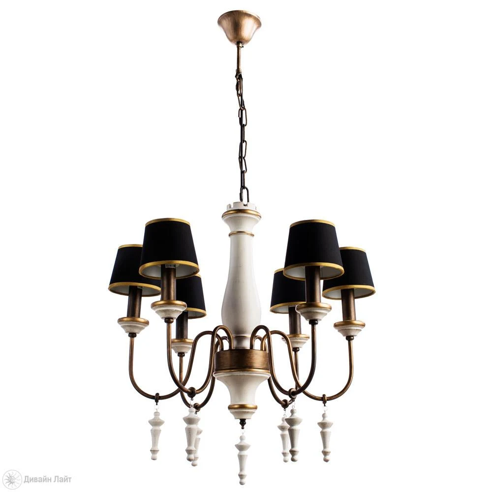 Подвесная люстра ARTE Lamp Fortezza A1843LM-6BG