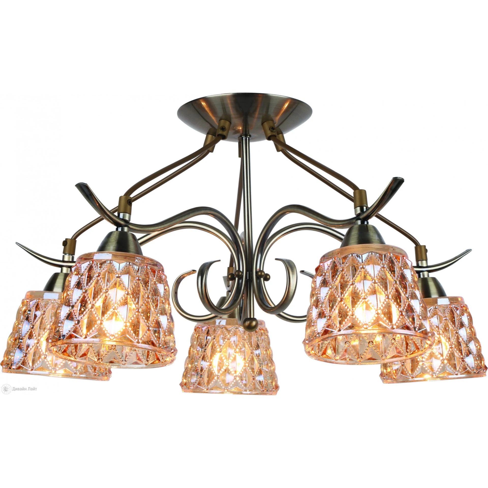 Накладная люстра ARTE Lamp GEMMA A6185PL-5AB