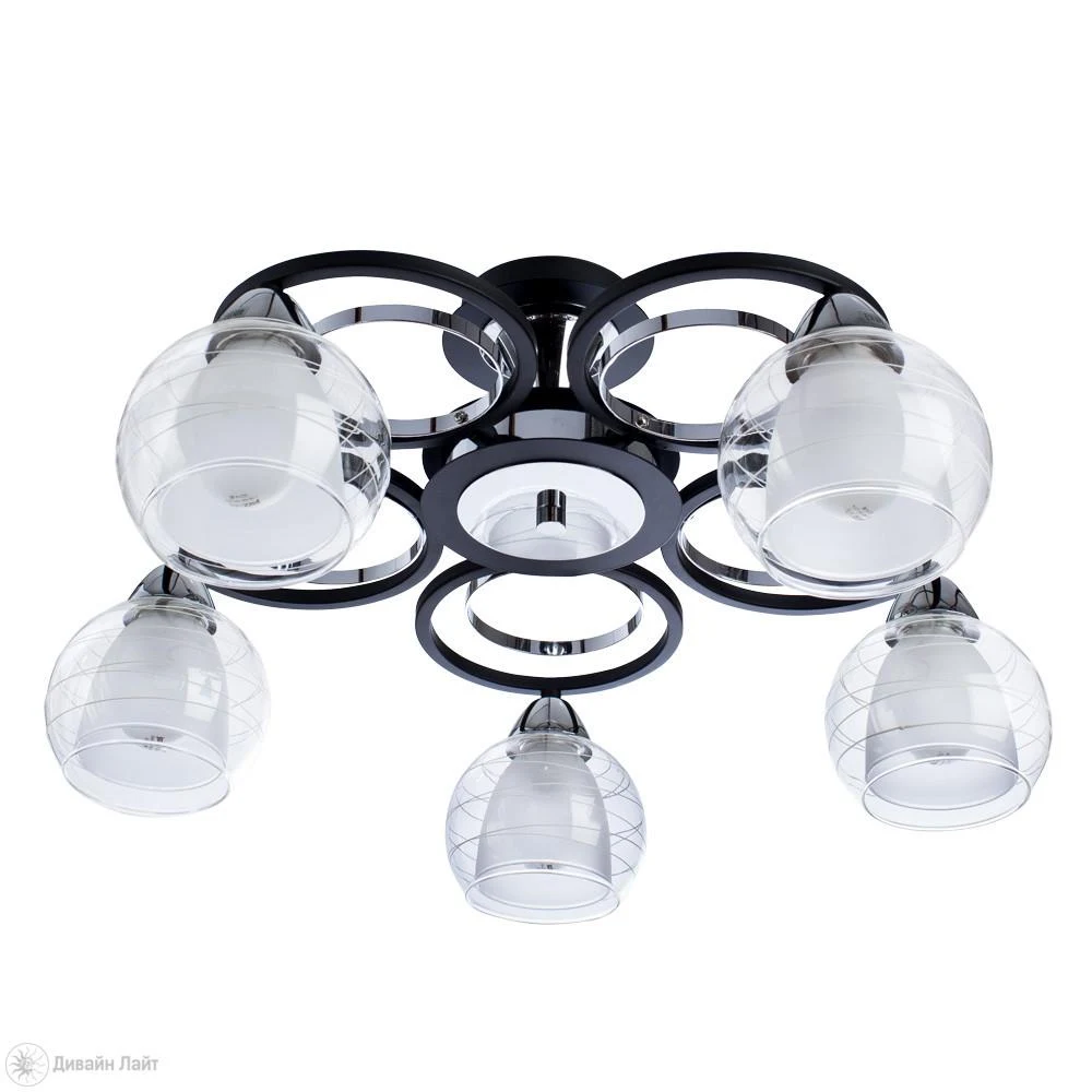 Накладная люстра ARTE Lamp Ginevra A1604PL-5BK