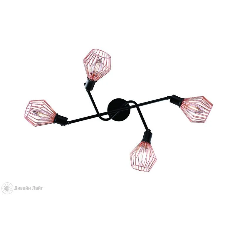 Накладная люстра ARTE Lamp Grato A9164PL-4BK