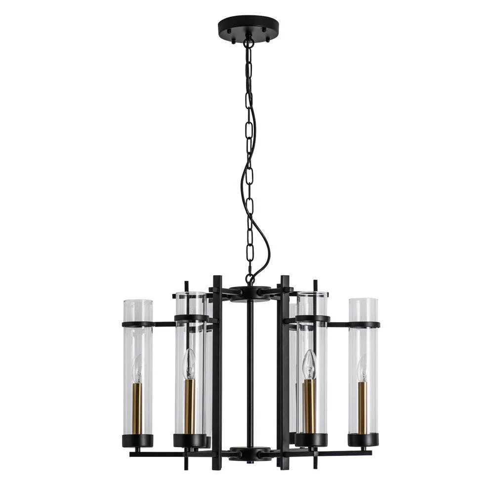 Подвесная люстра ARTE Lamp Hugo A1688LM-6BK