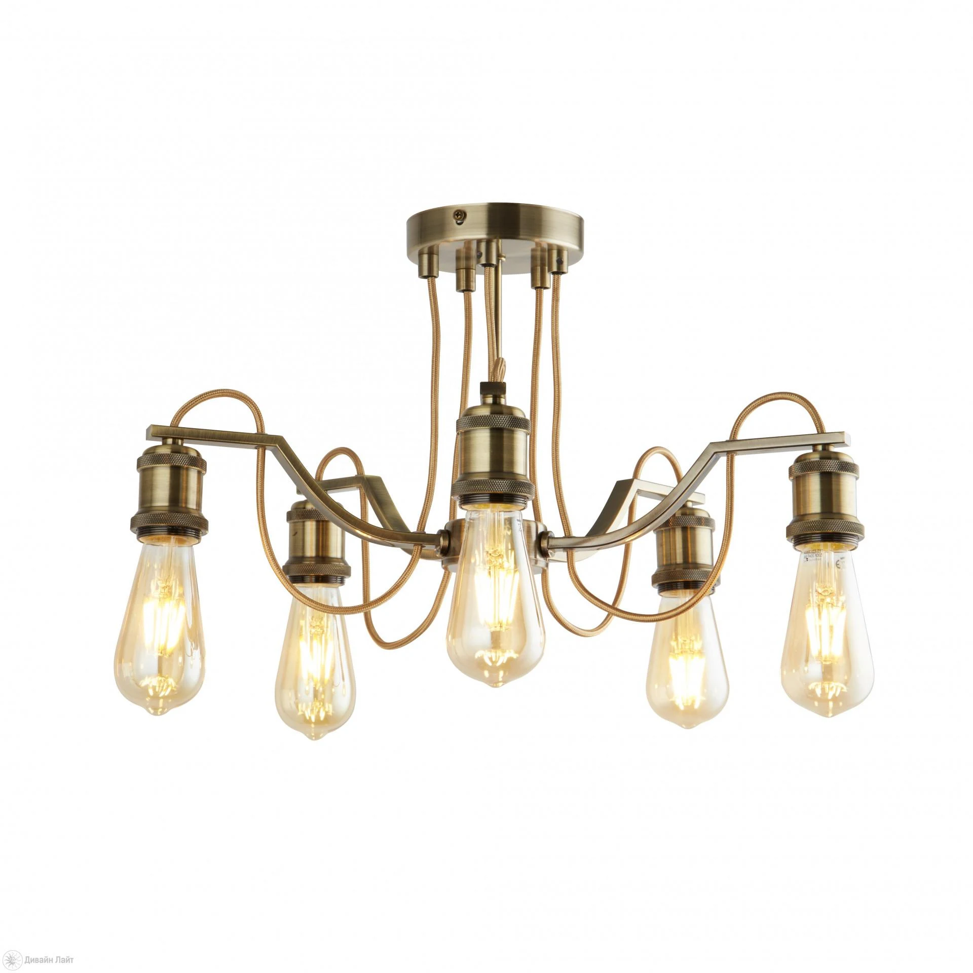 Накладная люстра ARTE Lamp INEDITO A2985PL-5AB