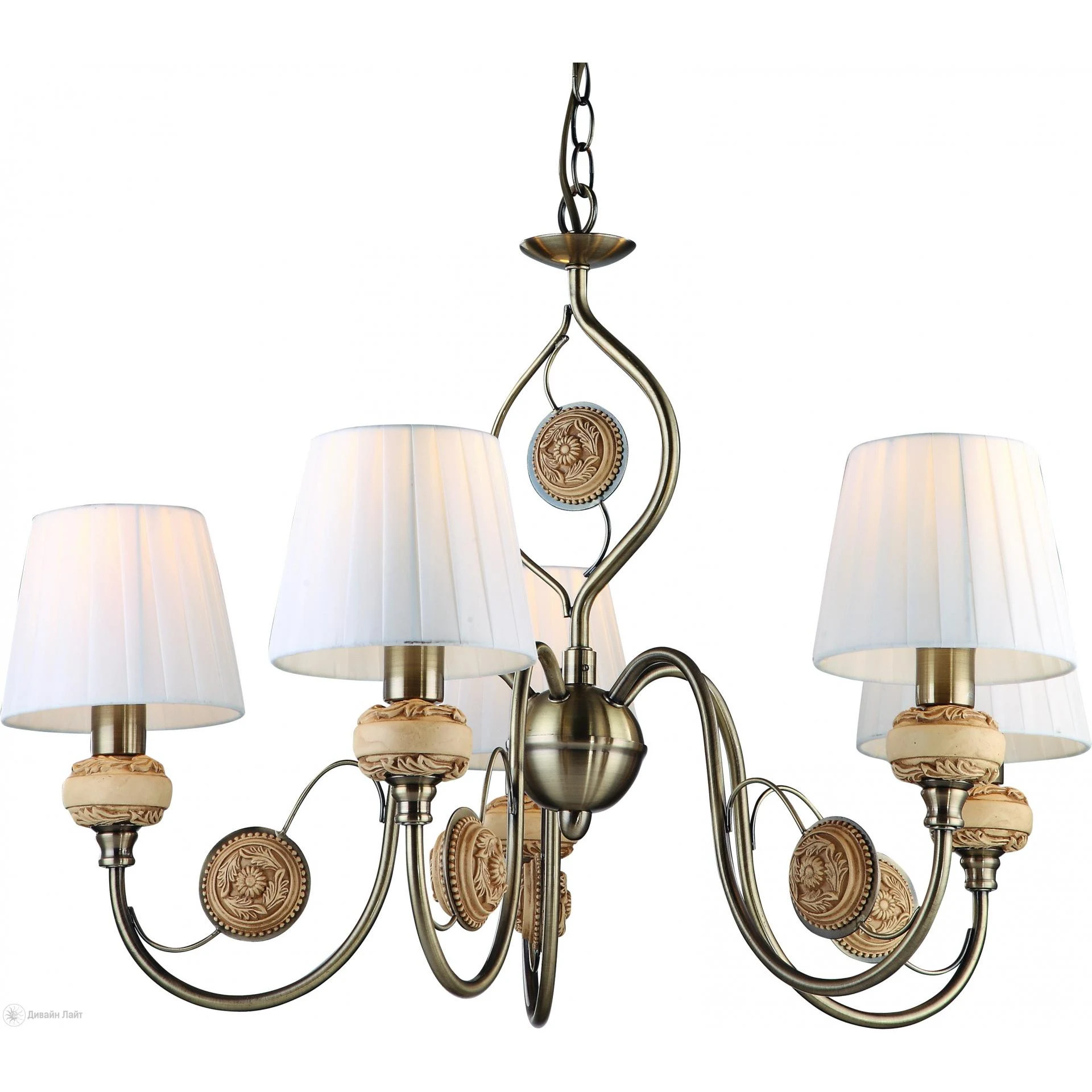 Подвесная люстра ARTE Lamp INTAGLIO A9583LM-5AB