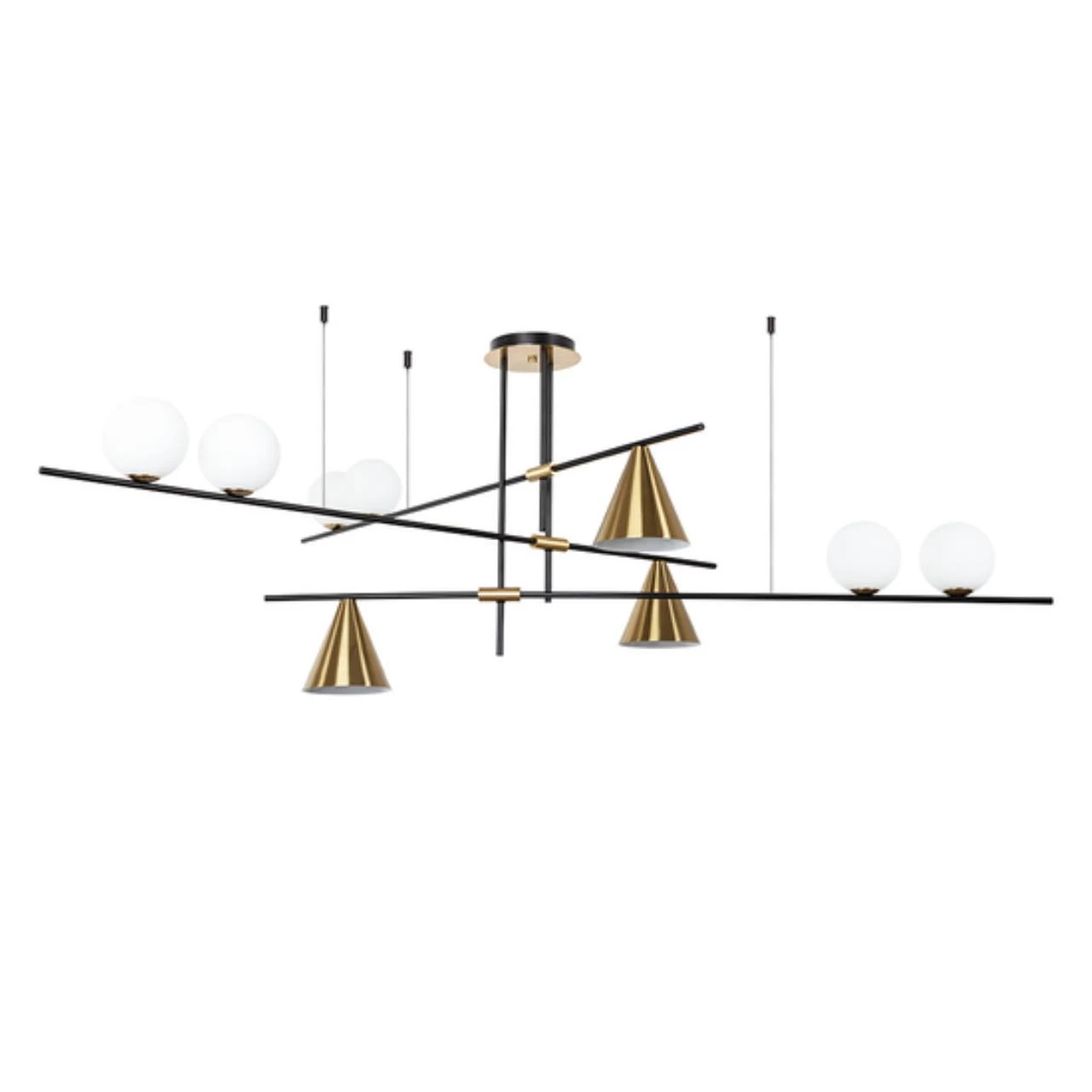 Люстра на штанге ARTE Lamp JACOB A7029PL-9BK