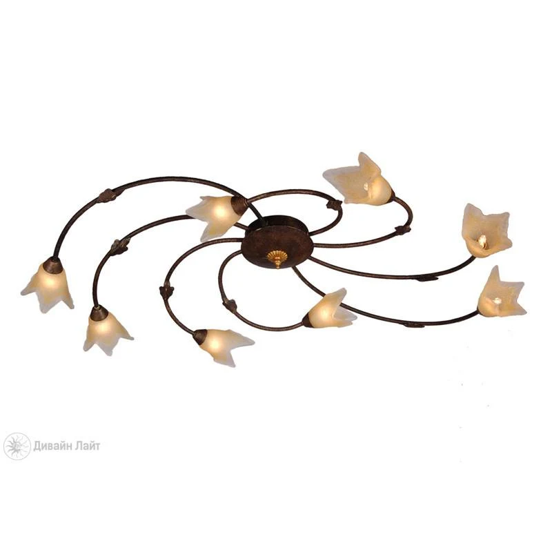 Накладная люстра ARTE Lamp JOY A1050PL-8BR