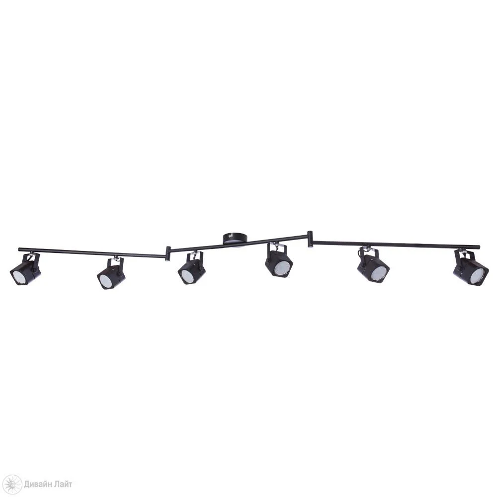 Спот ARTE Lamp Lente A1314PL-6BK