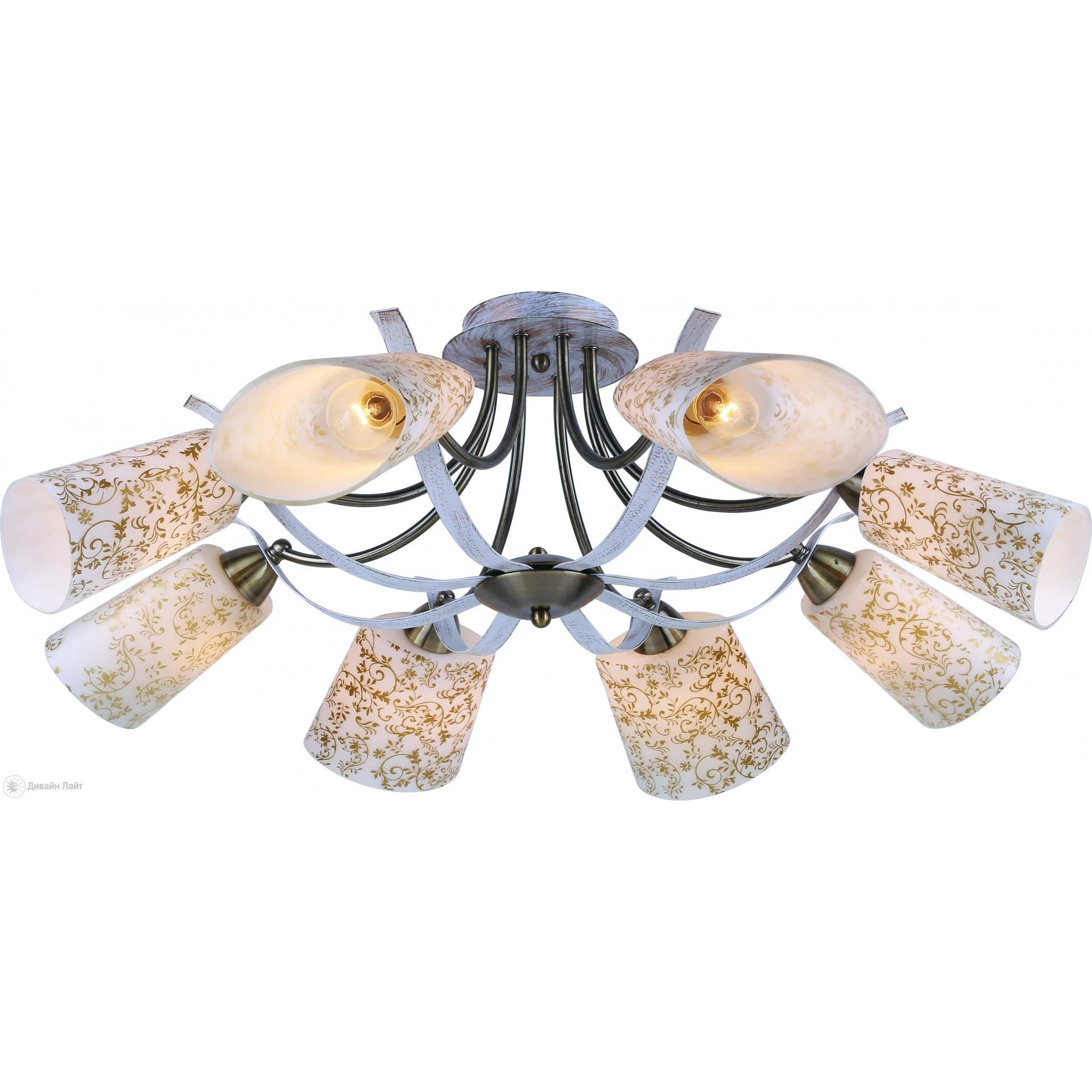 Накладная люстра ARTE Lamp Leticia A6212PL-8WG