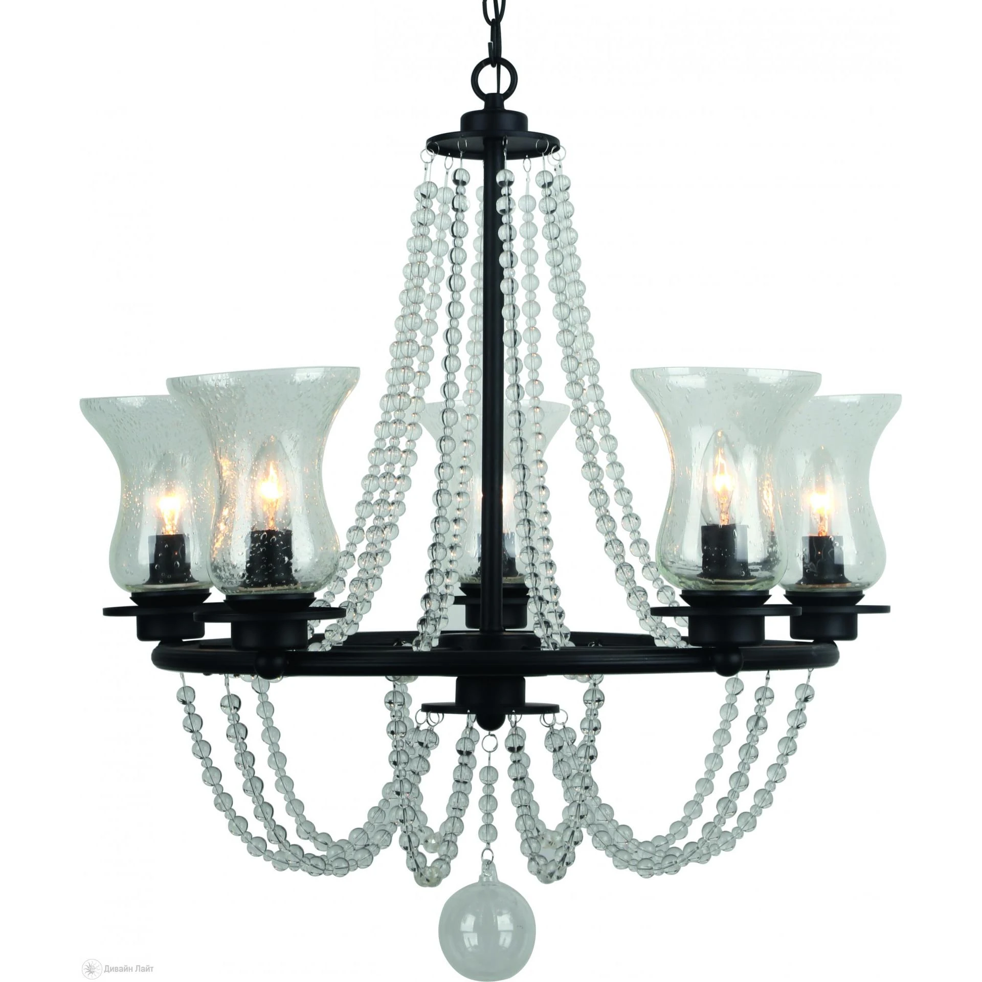 Подвесная люстра ARTE Lamp Malia A6586LM-5BK