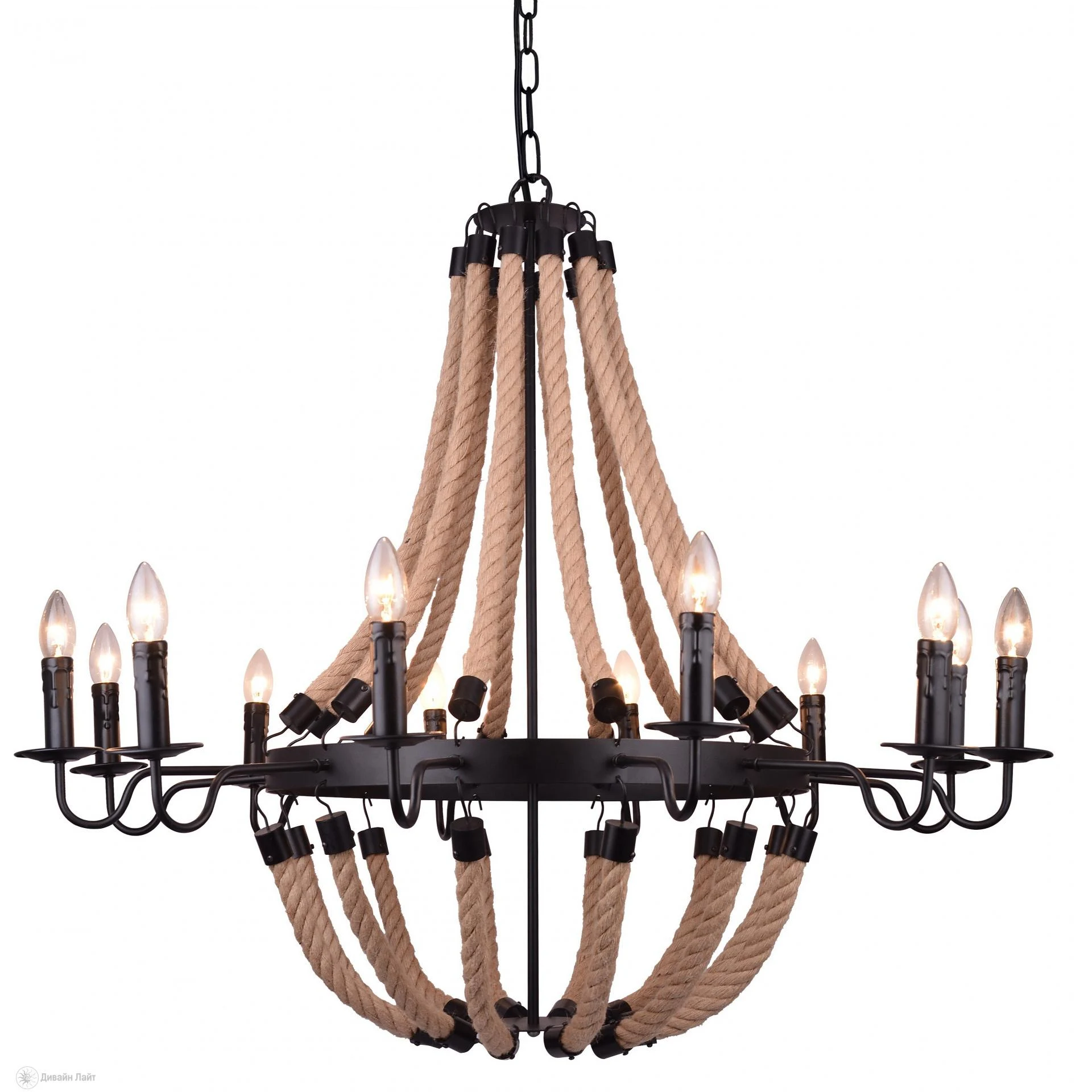 Подвесная люстра ARTE Lamp MARSIGLIA A8956LM-12BK