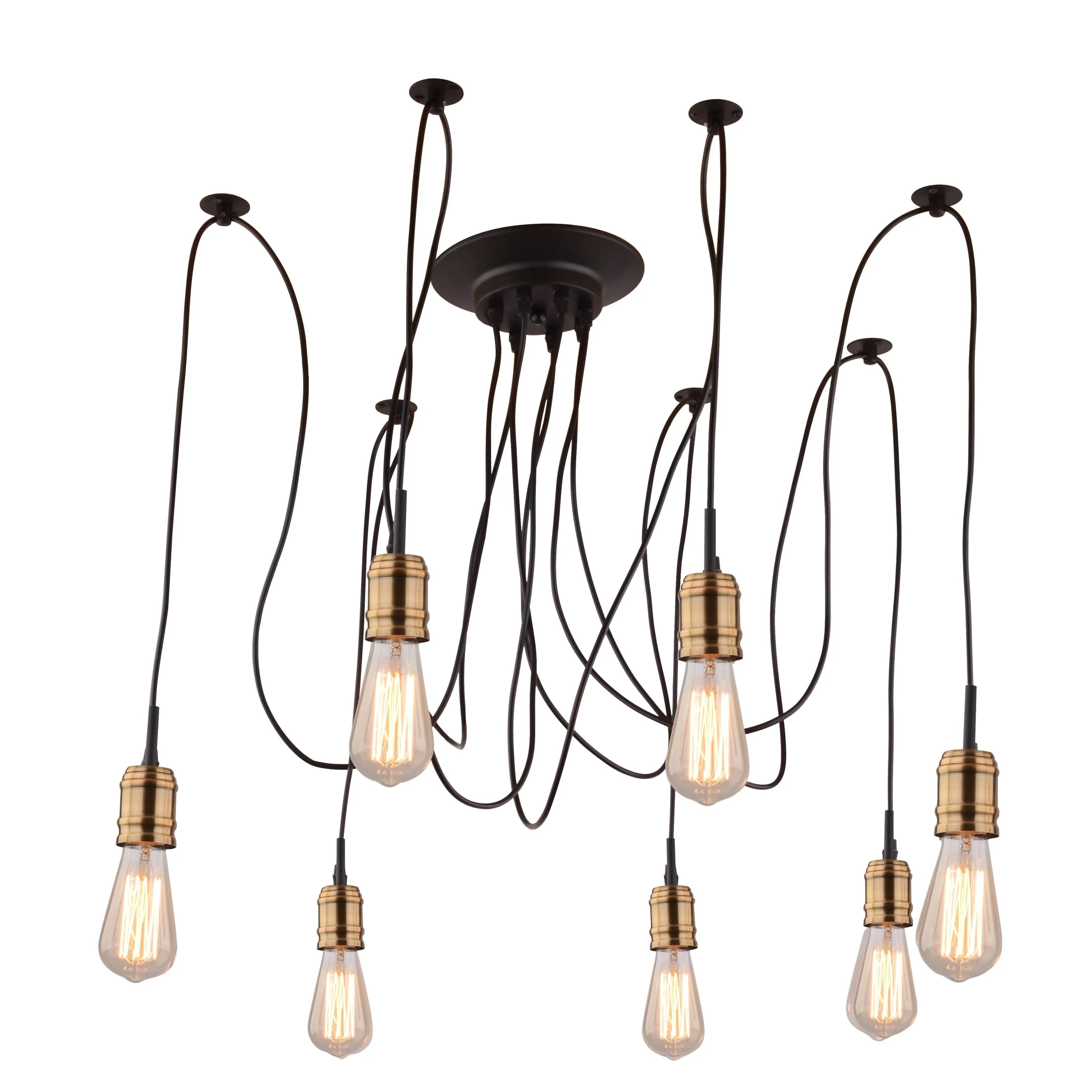 Подвесная люстра ARTE Lamp MAZZETTO A4290SP-7BK