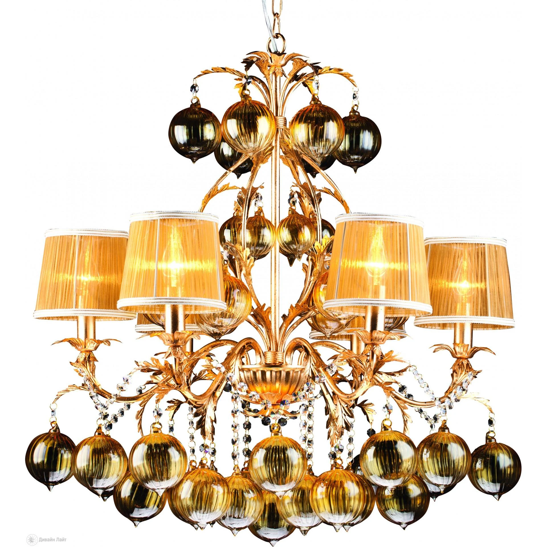 Подвесная люстра ARTE Lamp MONARCH A1199LM-6GO