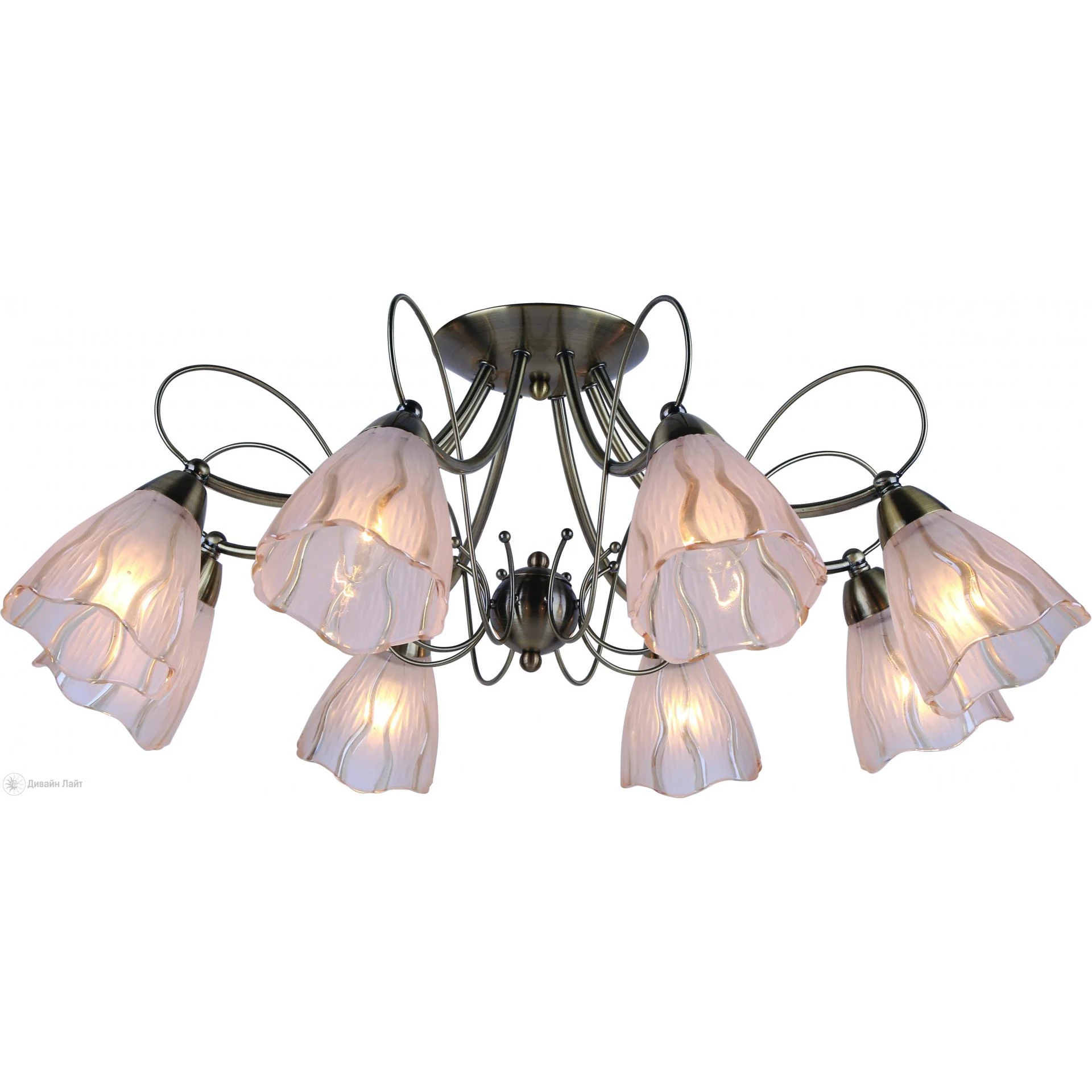 Накладная люстра ARTE Lamp Monica A6189PL-8AB