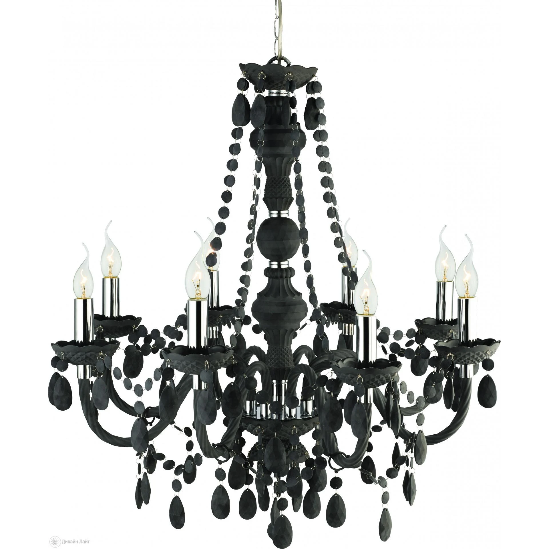 Подвесная люстра ARTE Lamp MORRIS A8888LM-8GY