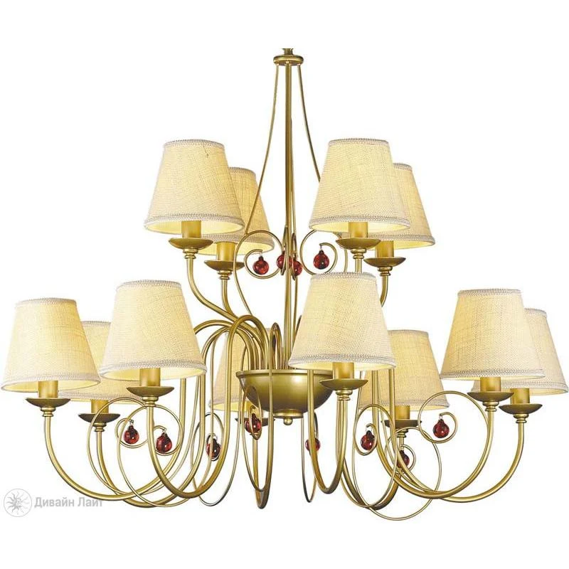 Подвесная люстра ARTE Lamp NEAPOLITAN A3007LM-12BZ