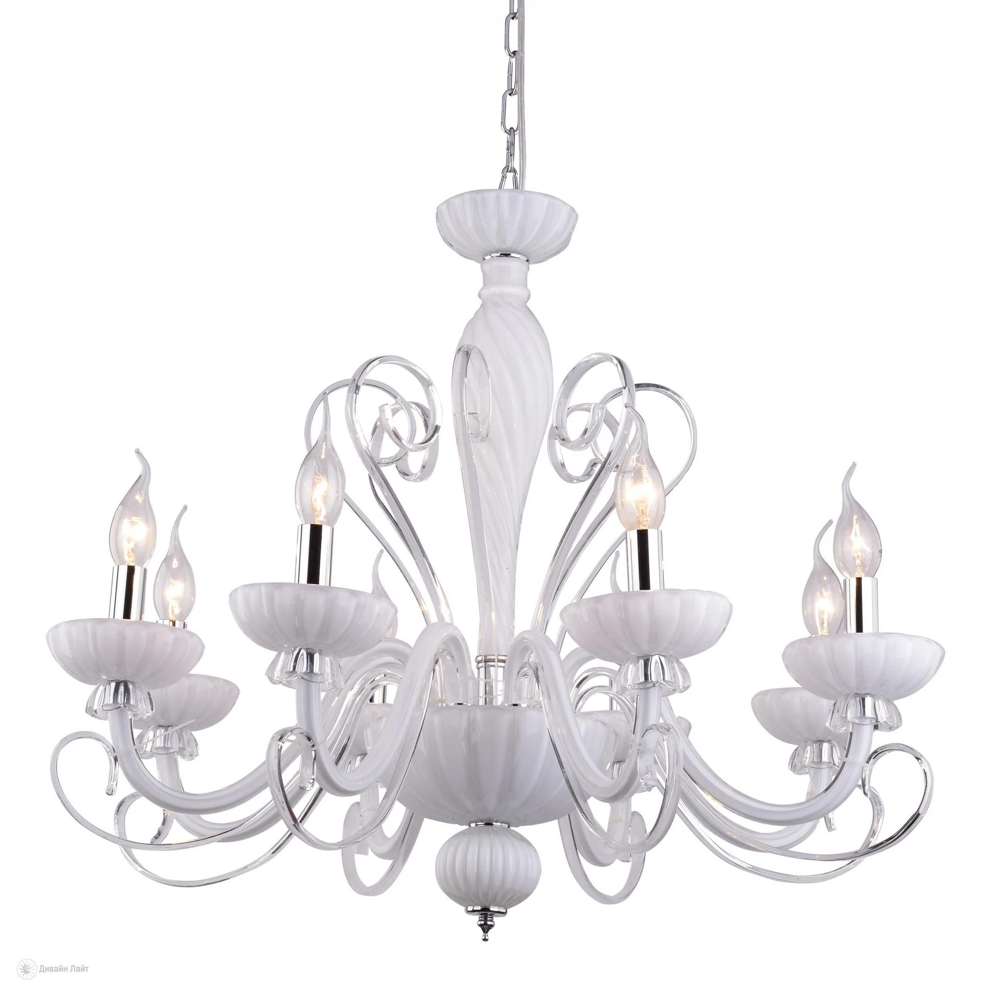 Подвесная люстра ARTE Lamp Odetta A7195LM-8WH