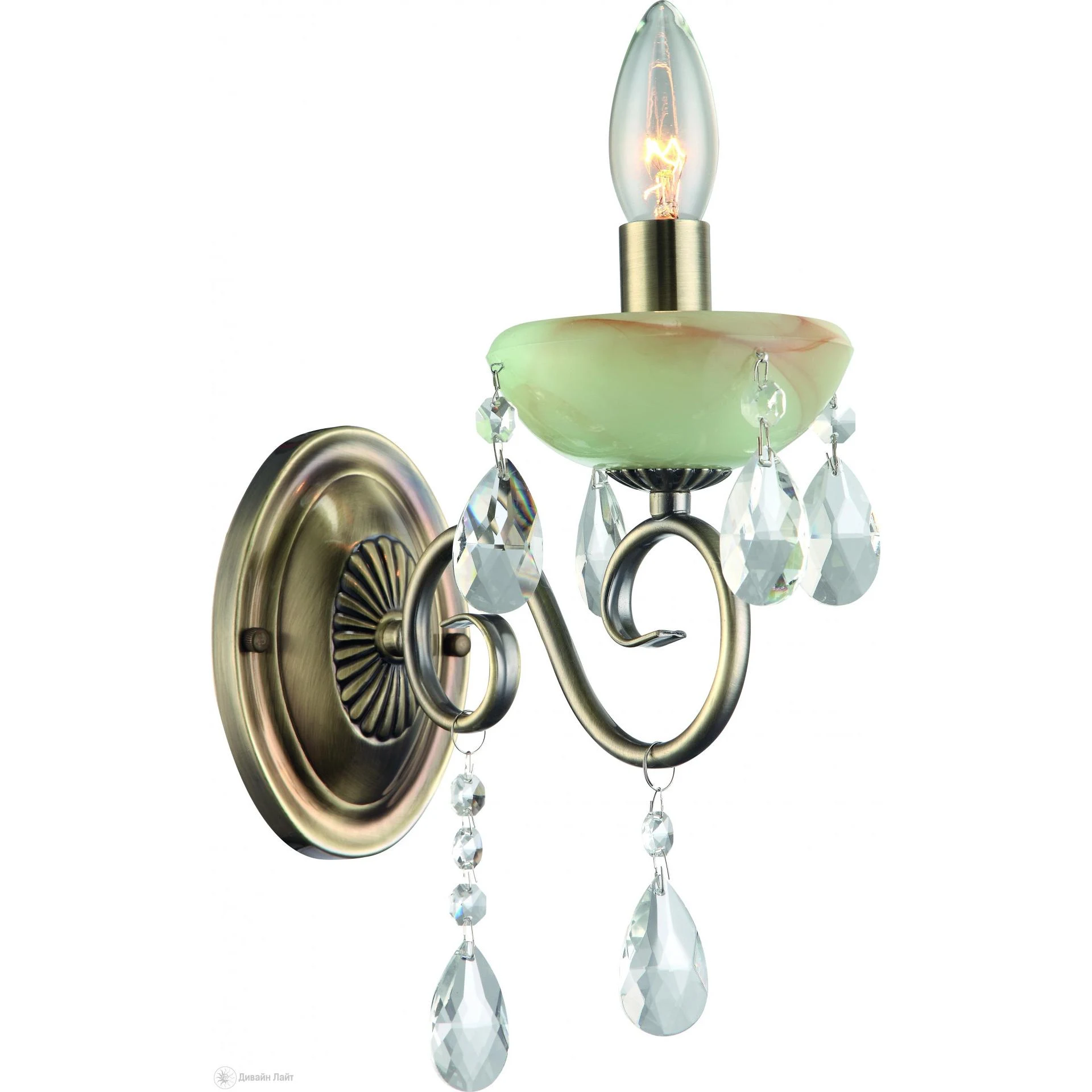 Бра ARTE Lamp ONYX GREEN A9592AP-1AB