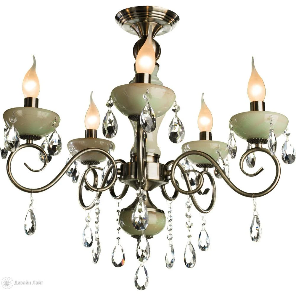 Люстра на штанге ARTE Lamp ONYX GREEN A9592PL-5AB